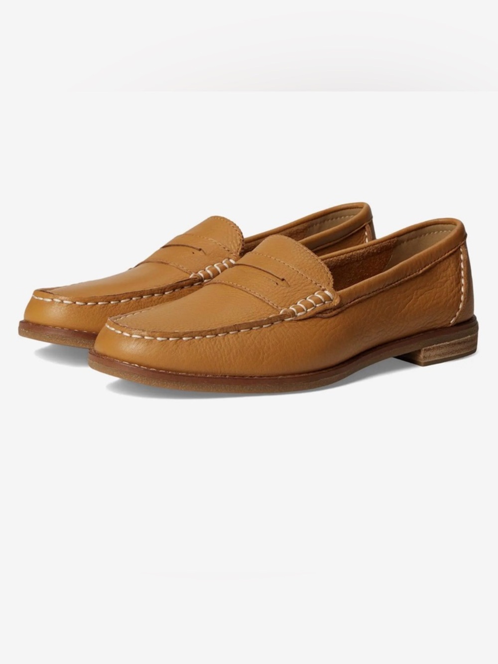 Sperry Seaport Penny Loafer Sz 7.5 Leather Tan 2 Womens SKU 8983462 Retail $119